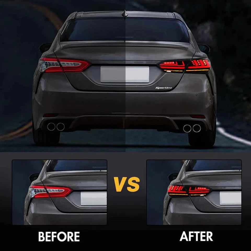 NTXGlow Smoked LED Tail Lights (2018-2024 Toyota Camry SE XSE LE 8th Gen)