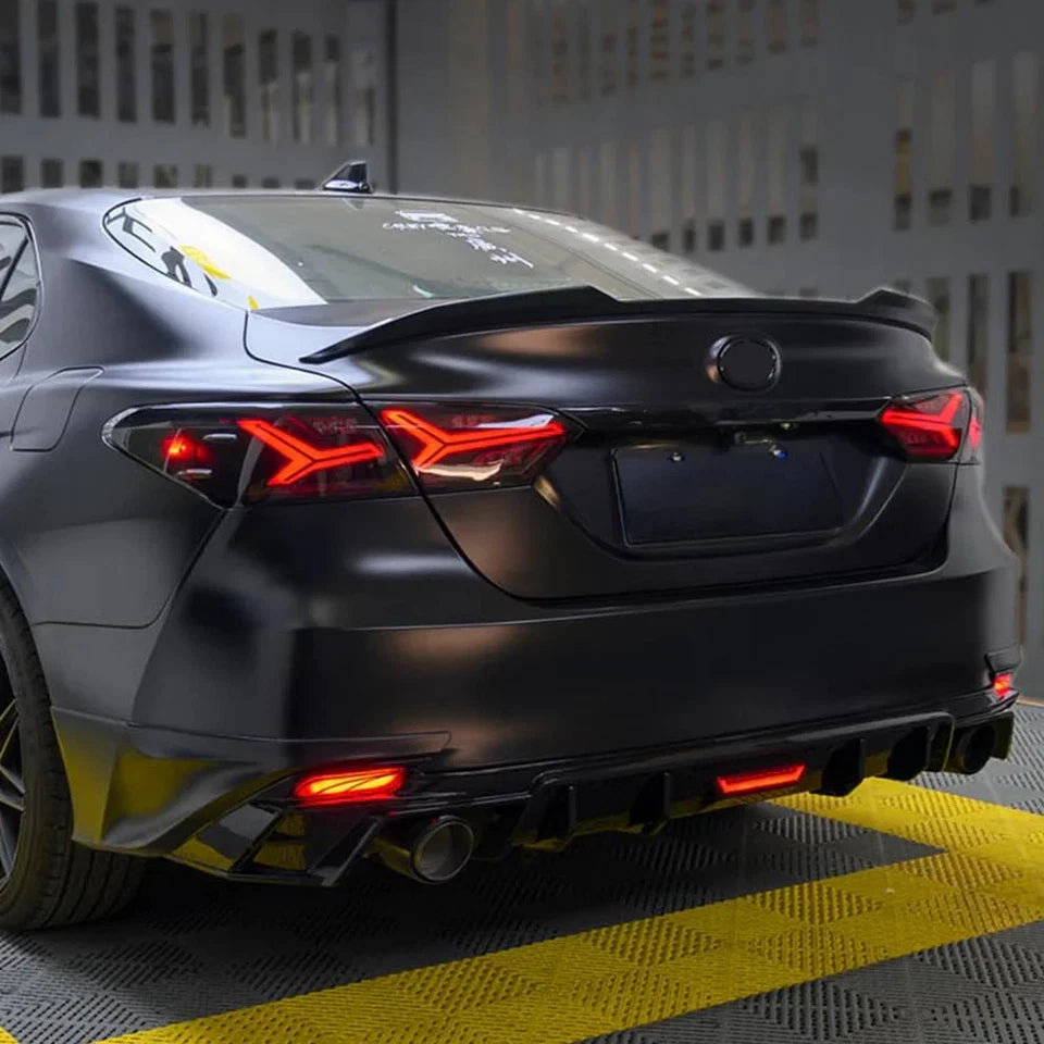 NTXGlow Smoke Tail Lights For (2018-2024 Toyota Camry SE, LE, XSE, XLE, TRD)