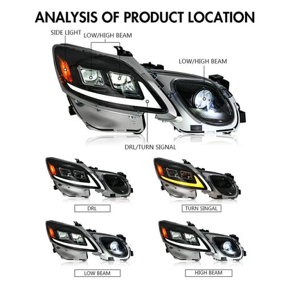 NTXGlow LED Headlights (2006-2011 Lexus GS300, GS350, GS430, GS460, GS450H)