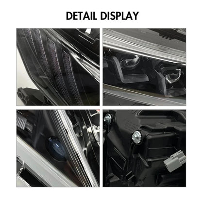 NTXGlow Red Demon Eye Headlights (2018-2024 Toyota Camry LE, SE, XLE, XSE, TRD)