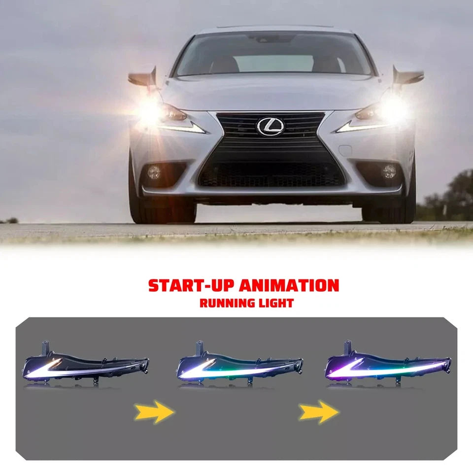 NTXGlow RGB Daytime Running Lights (2014-2020 Lexus IS250, IS350, IS200t, IS300)