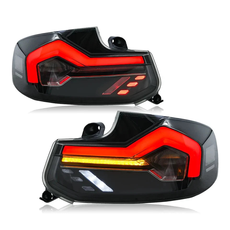 NTXGlow Smoke White LED GTS Tail Lights (2014-2021 BMW 2-Series F22, F23, F87 M2)