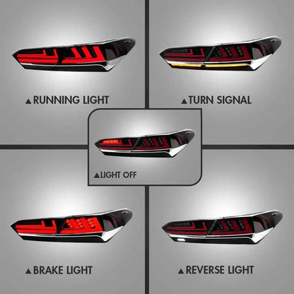 NTXGlow Smoked LED Tail Lights (2018-2024 Toyota Camry SE XSE LE )