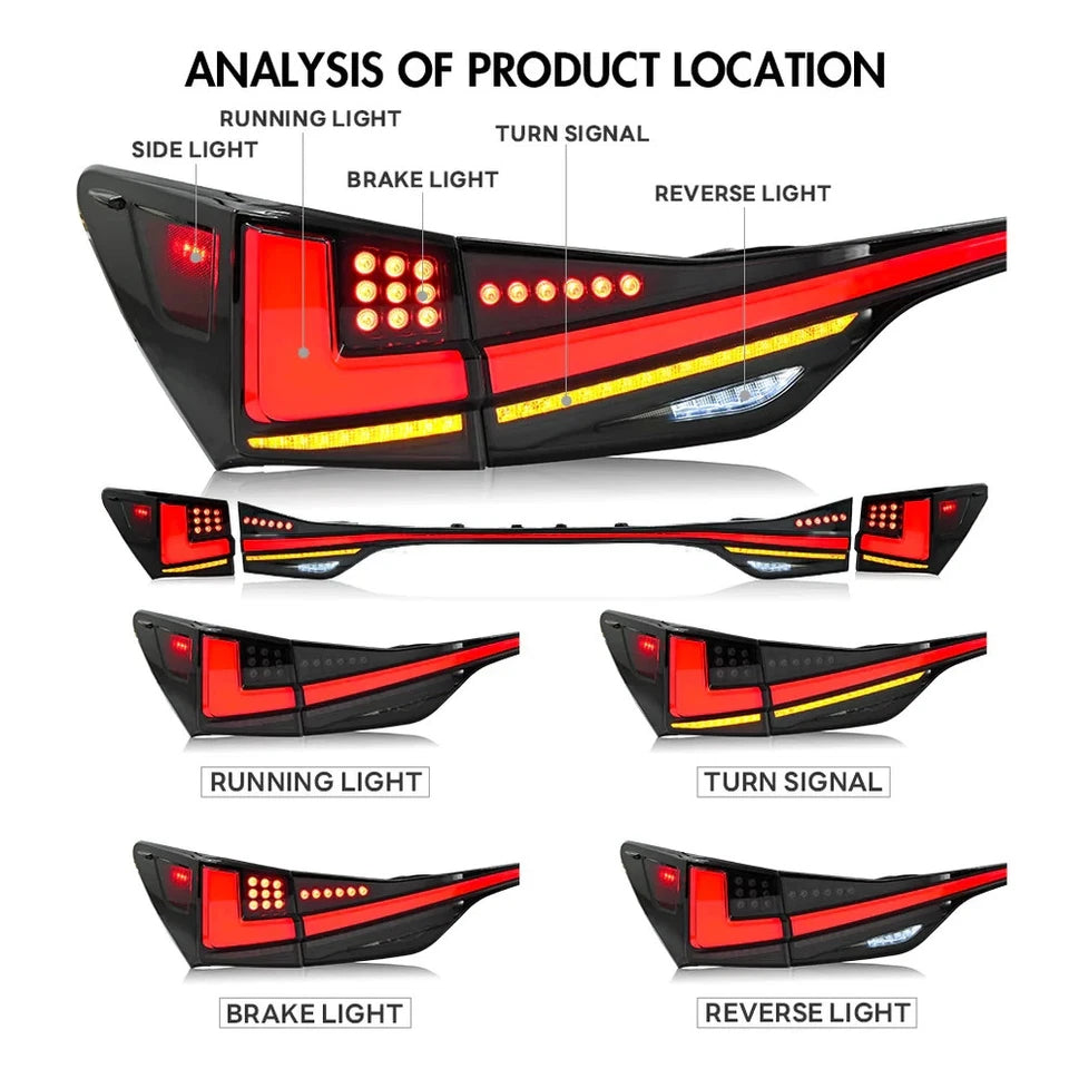 NTXGlow LED Tail Lights (2012-2021 Lexus GS250 GS300 GS350 GS200t GSF)