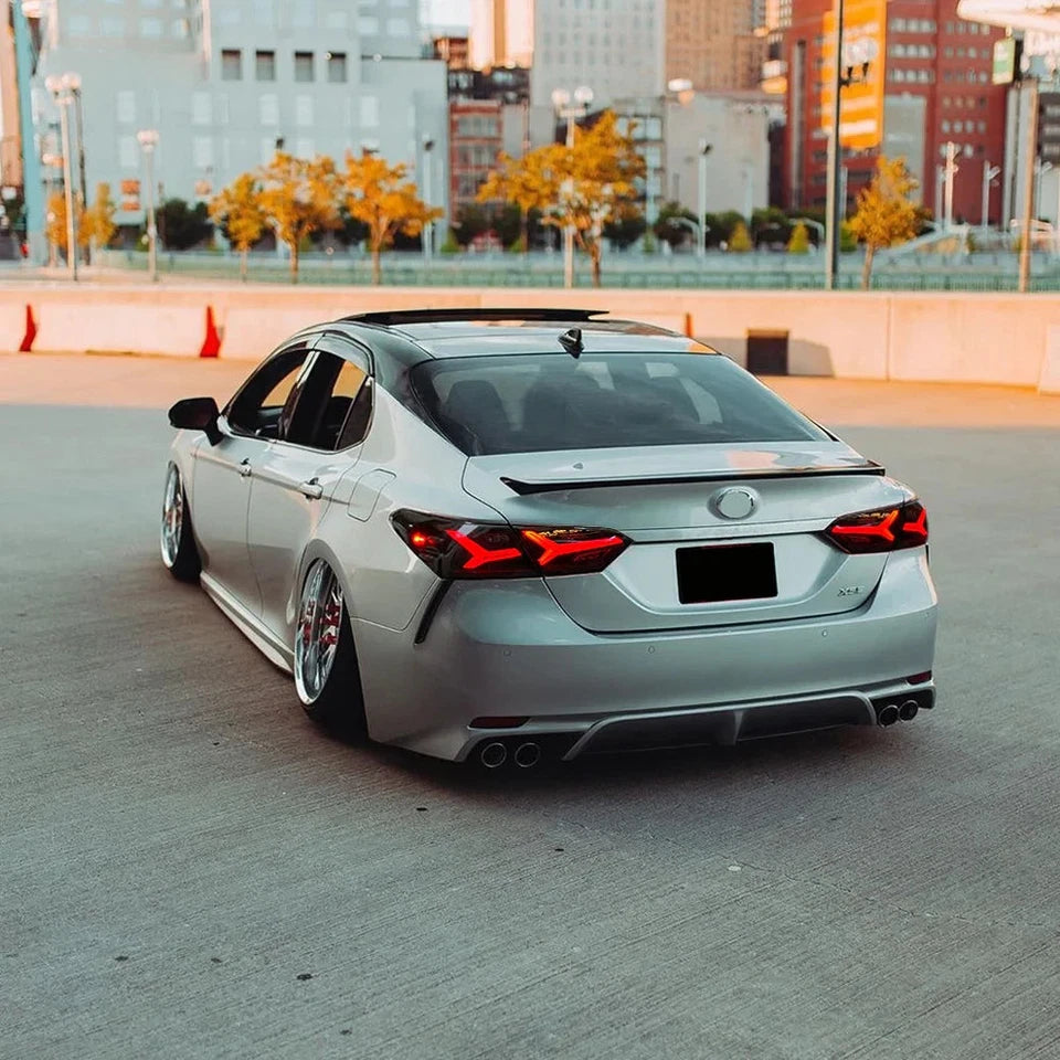 NTXGlow Smoke Tail Lights (2018-2024 Toyota Camry LE SE, XLE, XSE, TRD 8th Gen)