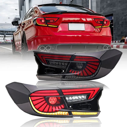 NTXGlow Smoked LED Tail Lights (2018-2021 Honda Accord 10th Gen Sedan)