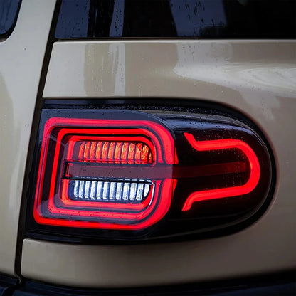 NTXGlow Smoked LED Tail Lights (2007-2021 Toyota FJ Cruiser)