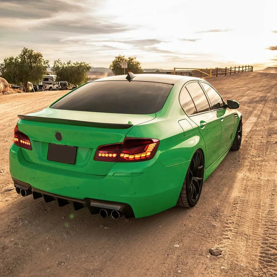 NTXGlow Red LED GTS Tail Lights (2011-2017 BMW 5-Series F10 F18 M5)