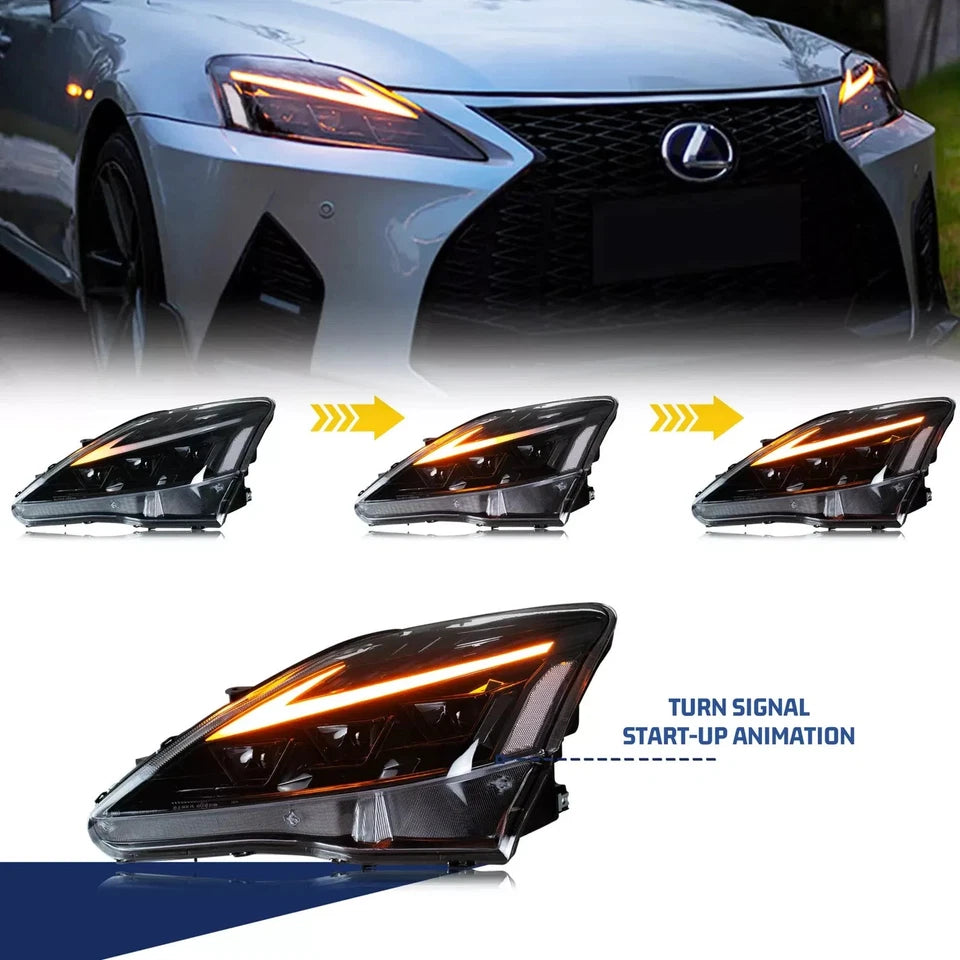 NTXGlow RGB Headlights (2006-2013 Lexus IS250, IS250C, IS350, IS350C, IS220D)