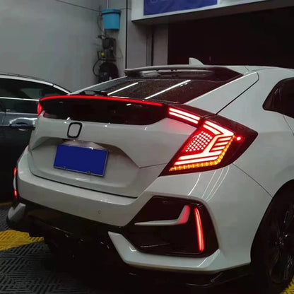 NTXGlow LED Tail Lights 2016-2021 Honda Civic Hatchback (Two Compartments)