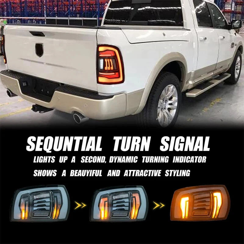 NTXGlow Smoked Red LED Tail Lights (2009-18 Dodge Ram 1500 & 2013-18 Ram 2500)