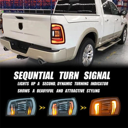 NTXGlow Smoked Red LED Tail Lights (2009-18 Dodge Ram 1500 & 2013-18 Ram 2500)