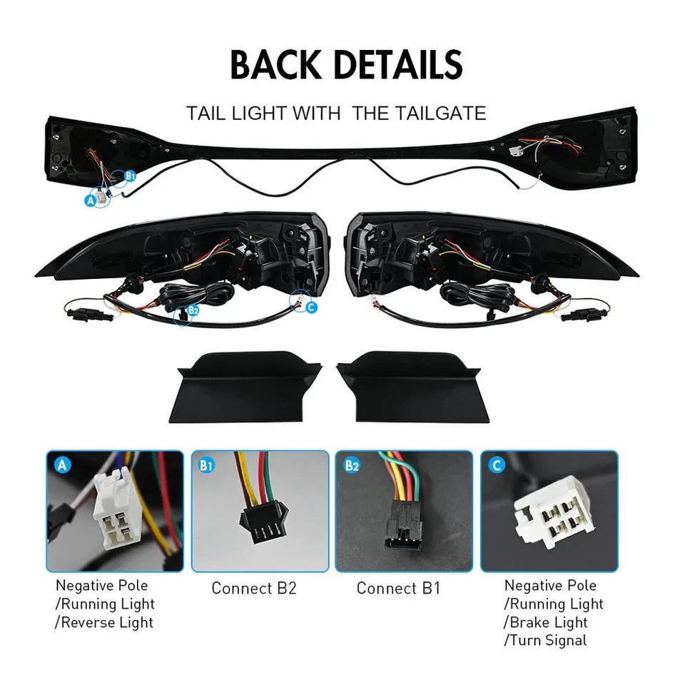 NTXGlow Smoke Red Tail Lights (2020-2024 Toyota Corolla L, LE, SE, XSE, XLE)