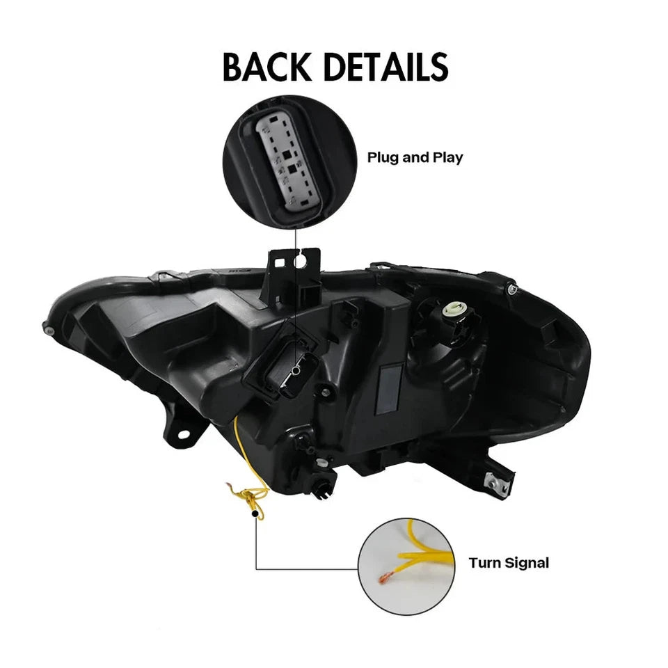 NTXGlow Triple Beam LED Headlights (2018-2023 Ford Mustang S650)