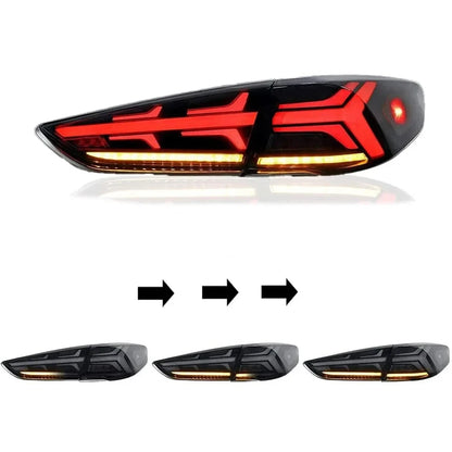 NTXGlow Red LED Tail Lights (2018-2019 Hyundai Sonata)