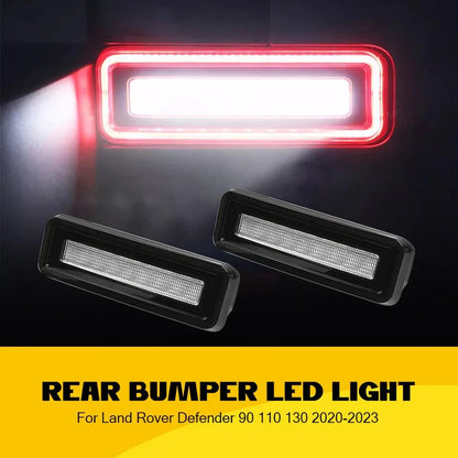 NTXGlow Red LED Bumper Brake Tail Lights (2020-2025 Land Rover Defender)