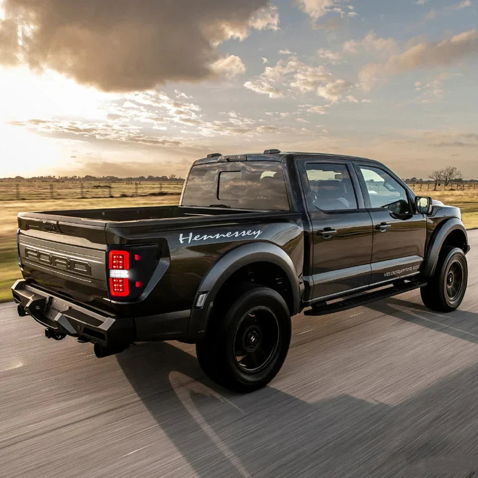 NTXGlow Black Smoked LED Tail Lights (2009-2014 Ford F-150)