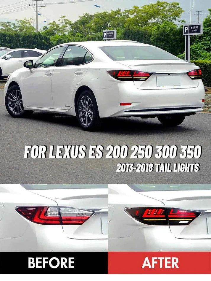 NTXGlow Smoked LED Tail Lights (2013-2018 Lexus ES350, ES300h)