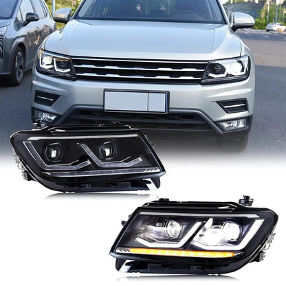 NTXGlow Start-UP Animation LED Headlights (2017-2021 Volkswagen Tiguan)