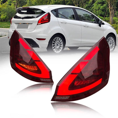 NTXGlow Smoked White LED Tail Lights (2009-2015 Ford Fiesta)