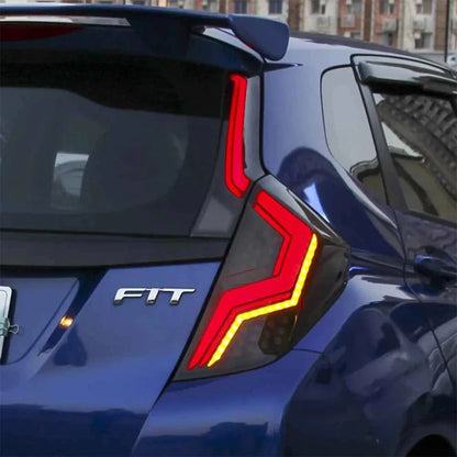 NTXGlow Smoked LED Tail Lights with Start-up Animation (2014-2018 Honda Jazz)