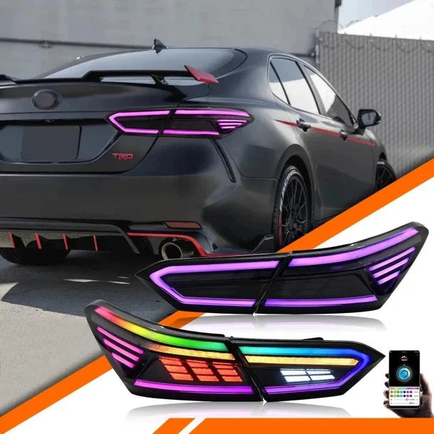 NTXGlow Rectilinear RGB LED Tail Lights (2018-2024 Toyota Camry)