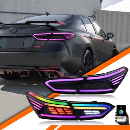 NTXGlow Rectilinear RGB LED Tail Lights (2018-2024 Toyota Camry)