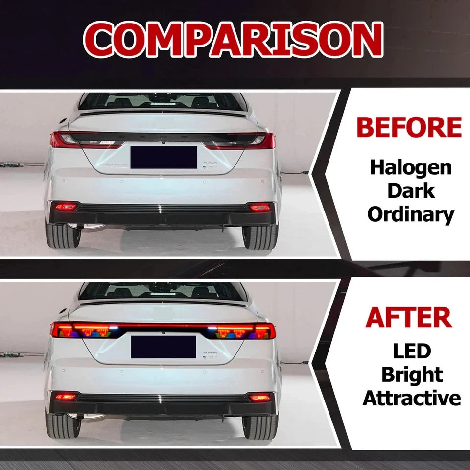 NTXGlow RGB Tail Lights (2025 Toyota Camry XLE, XSE, LE, LEV 9th Gen)
