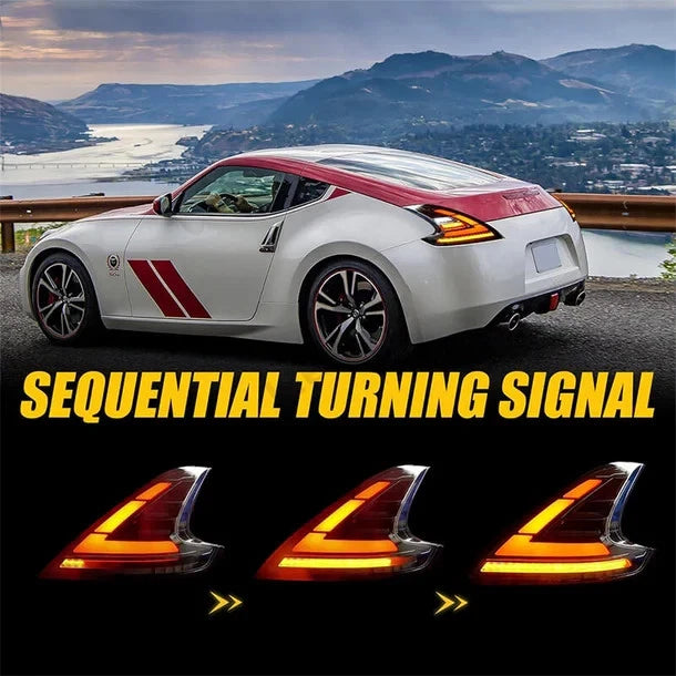 NTXGlow Smoked LED Tail Lights (2009-2020 Nissan 370Z)