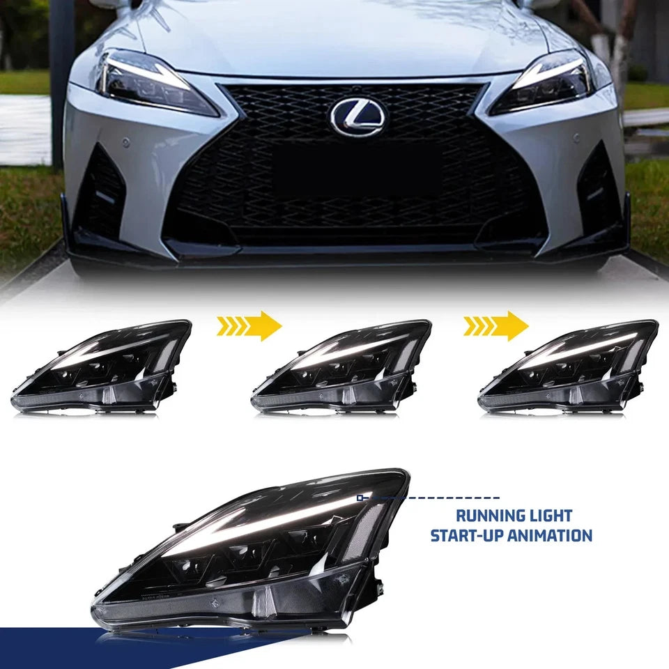 NTXGlow RGB Headlights (2006-2013 Lexus IS250, IS250C, IS350, IS350C, IS220D)
