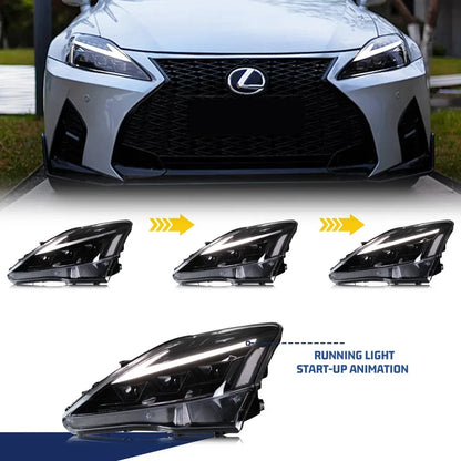 NTXGlow RGB Headlights (2006-2013 Lexus IS250, IS250C, IS350, IS350C, IS220D)