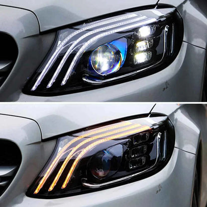 NTXGlow LED Headlights (2015-2021 Mercedes-Benz W205 C180 C200 C260 Maybach Exelero)