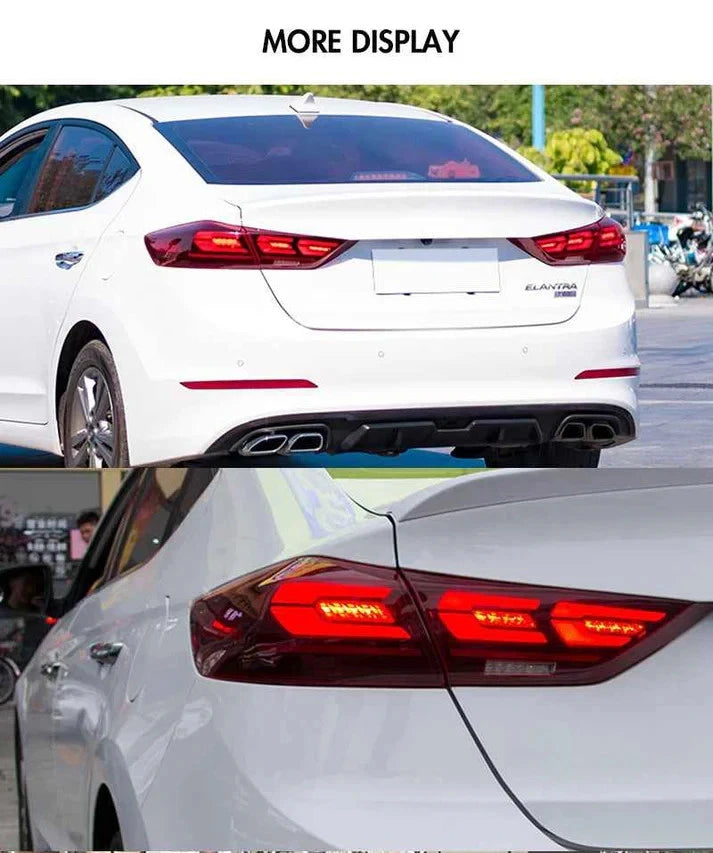 NTXGlow Red LED Tail Lights (2015-2018 Hyundai Elantra)