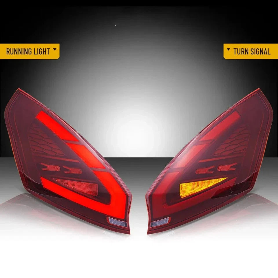 NTXGlow Red LED Tail Lights (2008-2019 Ford Fiesta Hatchback SE & ST)