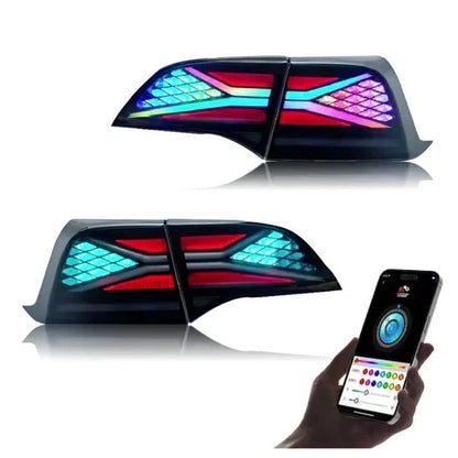 NTXGlow RGB LED Tail Lights (2020-24 Tesla Model Y & 2022-23 Model 3)