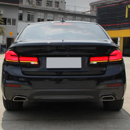 NTXGlow Smoked OLED GTS Tail Lights (2018-2022 BMW 5-Series G30, G38)