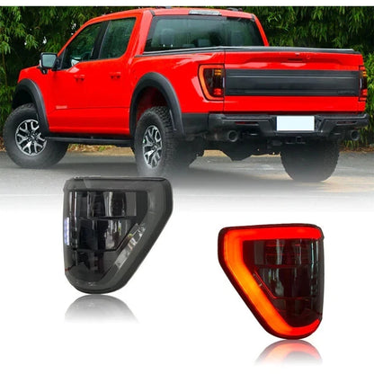 NTXGlow Smoked LED Tail Lights 2021-2026 Ford F-150 (Low Configuration)