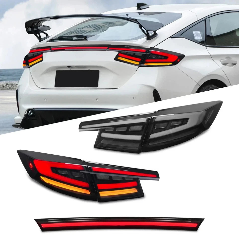 NTXGlow Smoke Red Tail Lights (2022-24 Honda Civic 11th Gen Hatchback & Type-R)