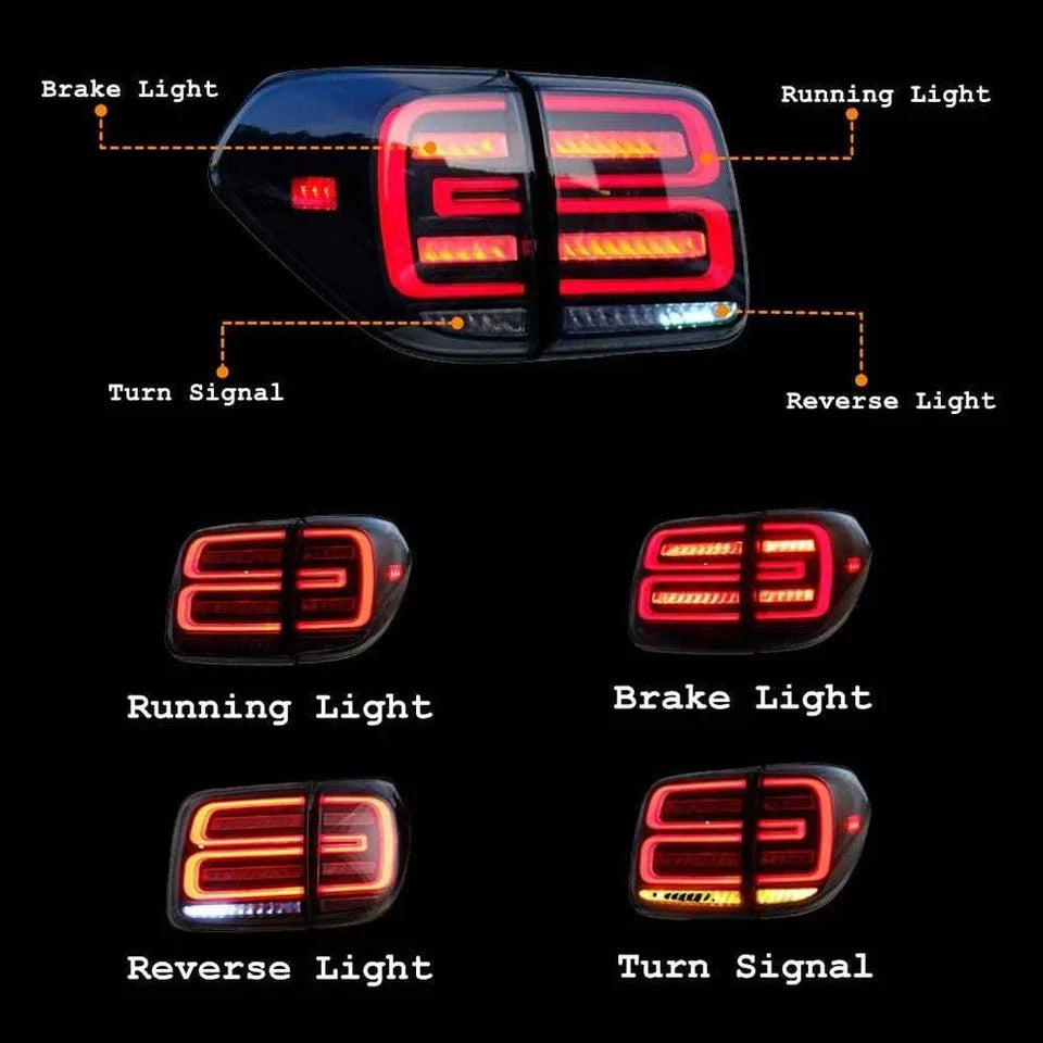 NTXGlow Start-Up Animation Smoked LED Tail Lights (2017-20 Nissan Armada & Patrol)