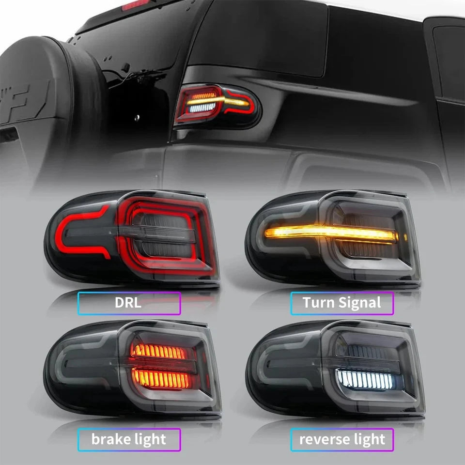 NTXGlow RGB LED Tail Lights (2007-2021 Toyota FJ Cruiser)