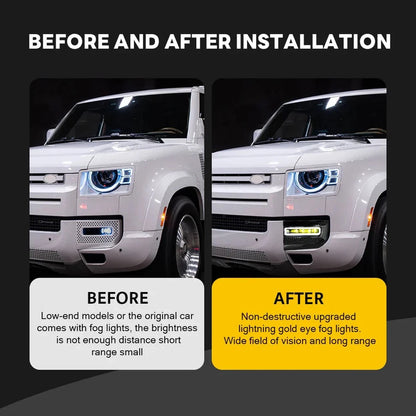 NTXGlow Fog Lights (2020-2025 Land Rover Defender 90, 110, 130)