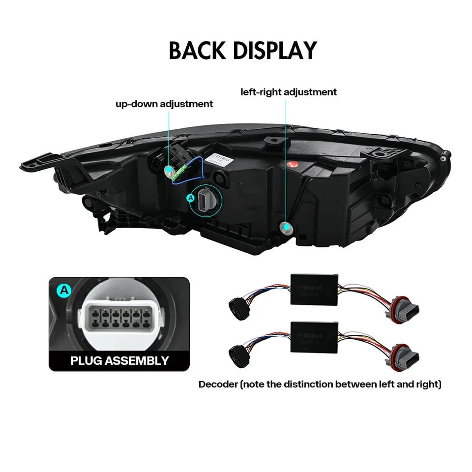 NTXGlow Demon Eye LED Headlights (2023-2025 Honda Accord Sedan)