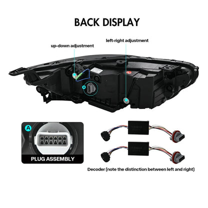 NTXGlow Demon Eye LED Headlights (2023-2025 Honda Accord Sedan)