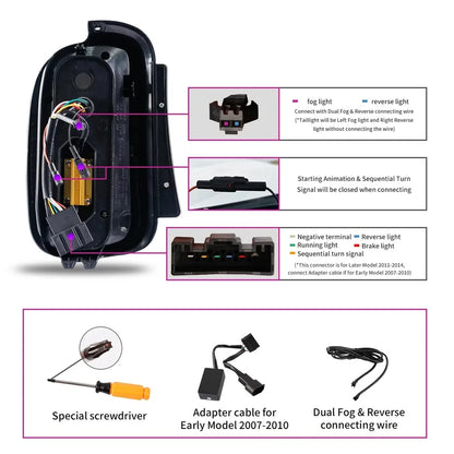 NTXGlow Red LED Tail Lights (2007-2014 BMW Mini Cooper Clubman R55)