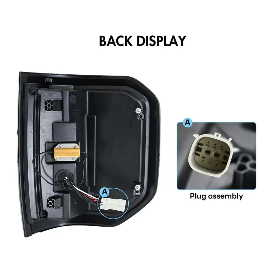 NTXGlow Smoked LED Tail Lights (2022-2024 Ford Maverick XL & XLT)