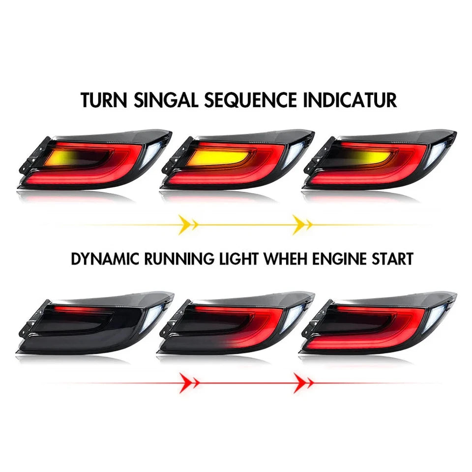 NTXGlow Smoked LED Tail Lights (2021-2025 Toyota GR86 & Subaru BRZ)