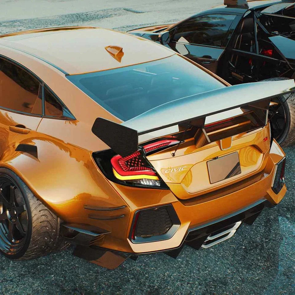 NTXGlow Smoked LED Tail Light Lamps (2016-2021 Honda Civic)