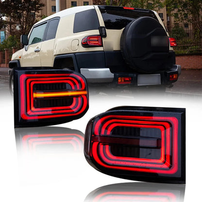 NTXGlow Smoked LED Tail Lights (2007-2021 Toyota FJ Cruiser)