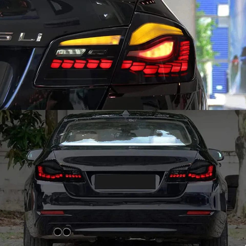 NTXGlow Red LED GTS Tail Lights (2011-2017 BMW 5-Series F10 F18 M5)