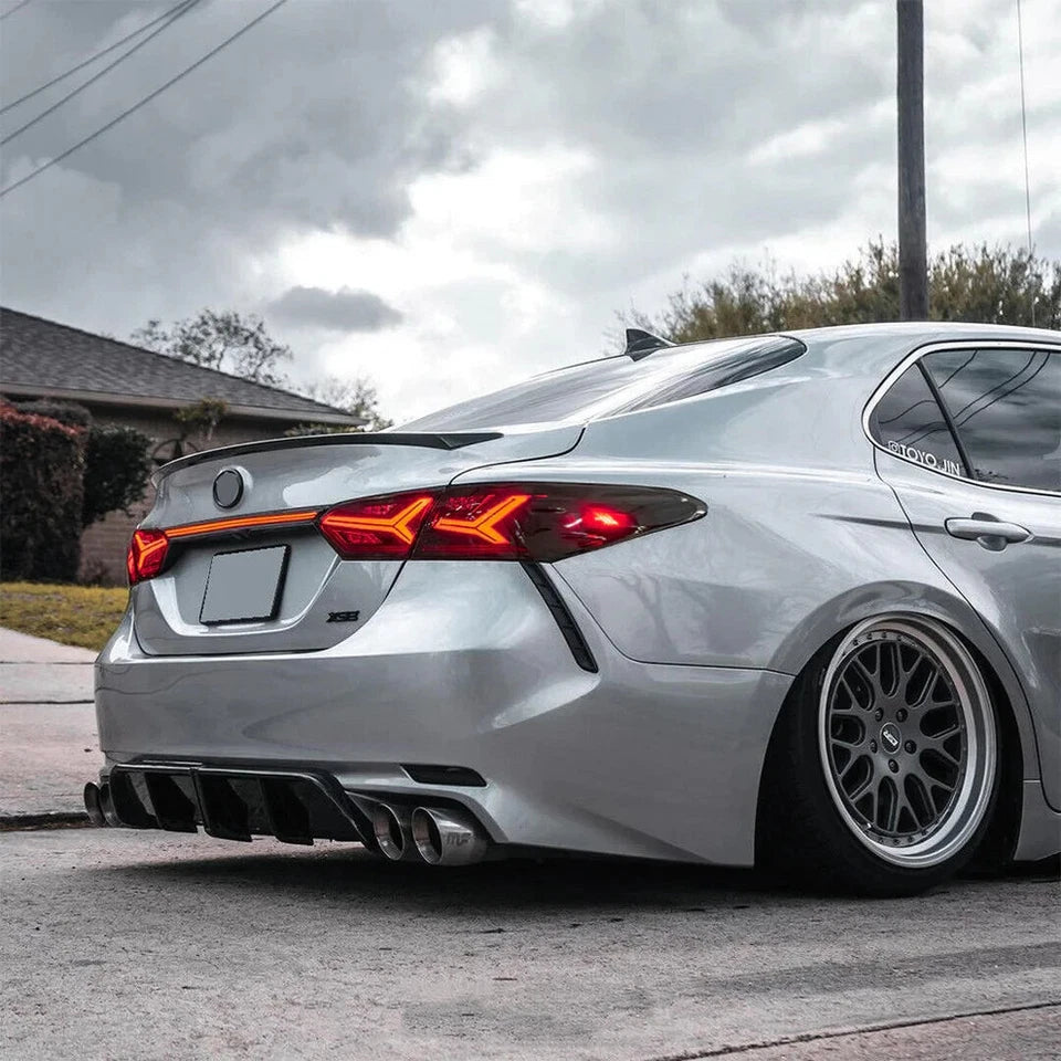 NTXGlow Smoke Red Tail Lights & Trunk Set (2018-2024 Toyota Camry)